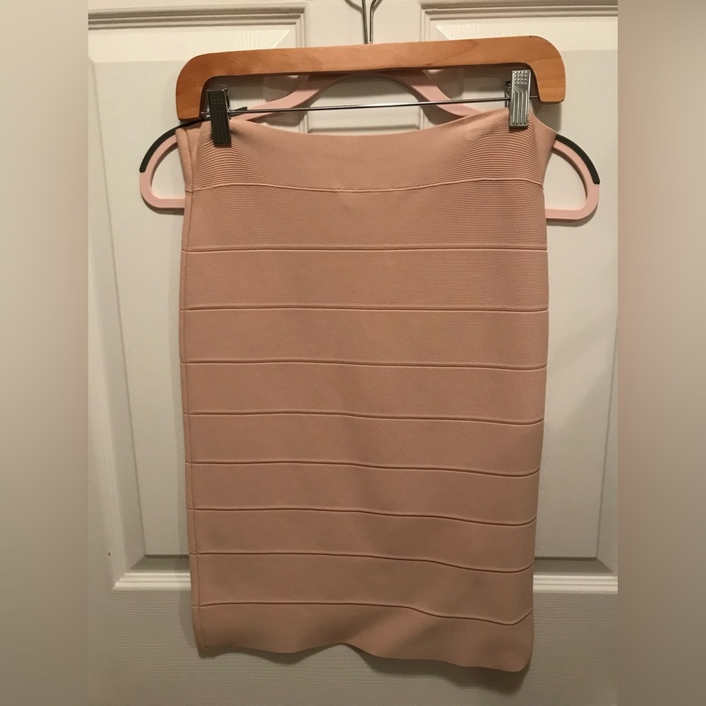 BCBGMaxAzria Blush Pencil Skirt